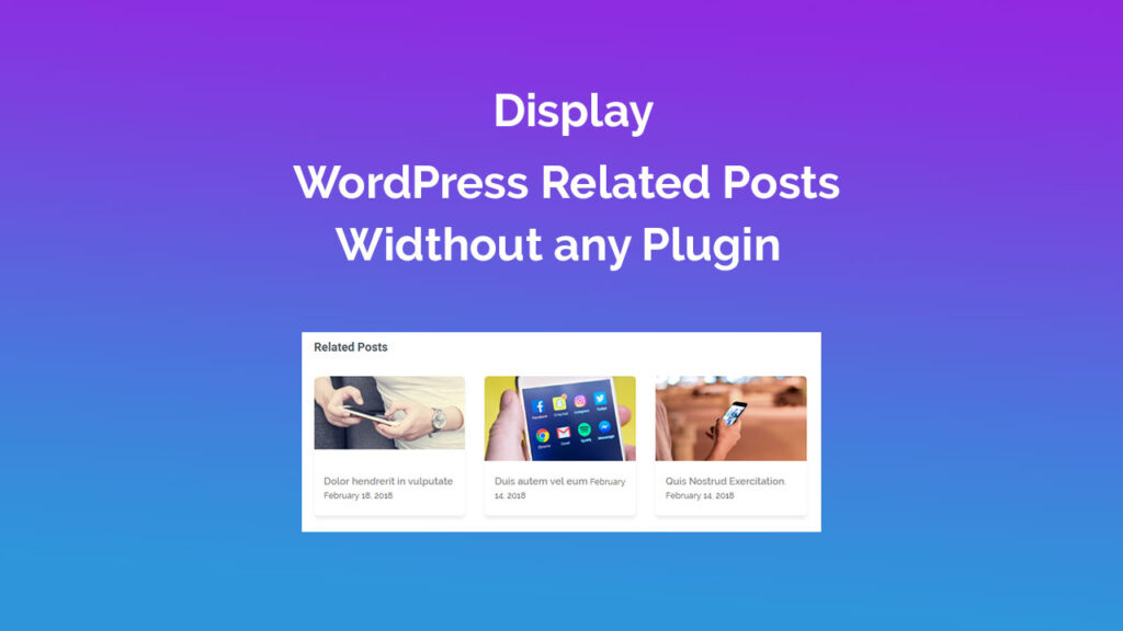Display posts in WordPress